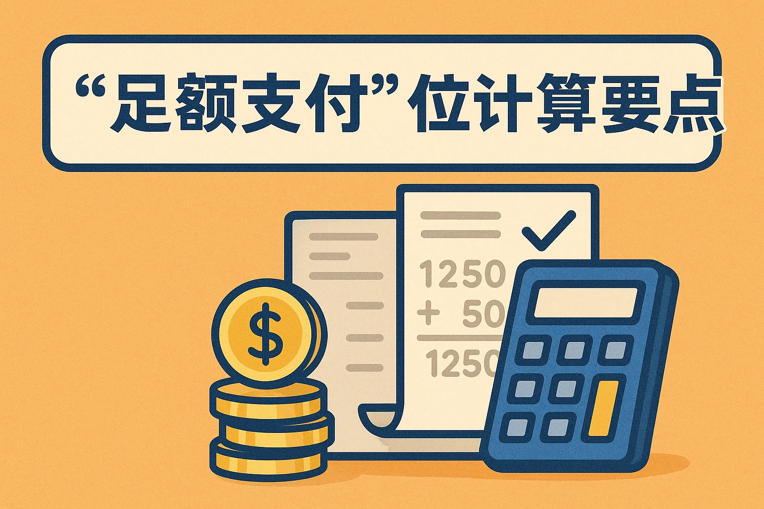 2. “足额支付”的计算要点