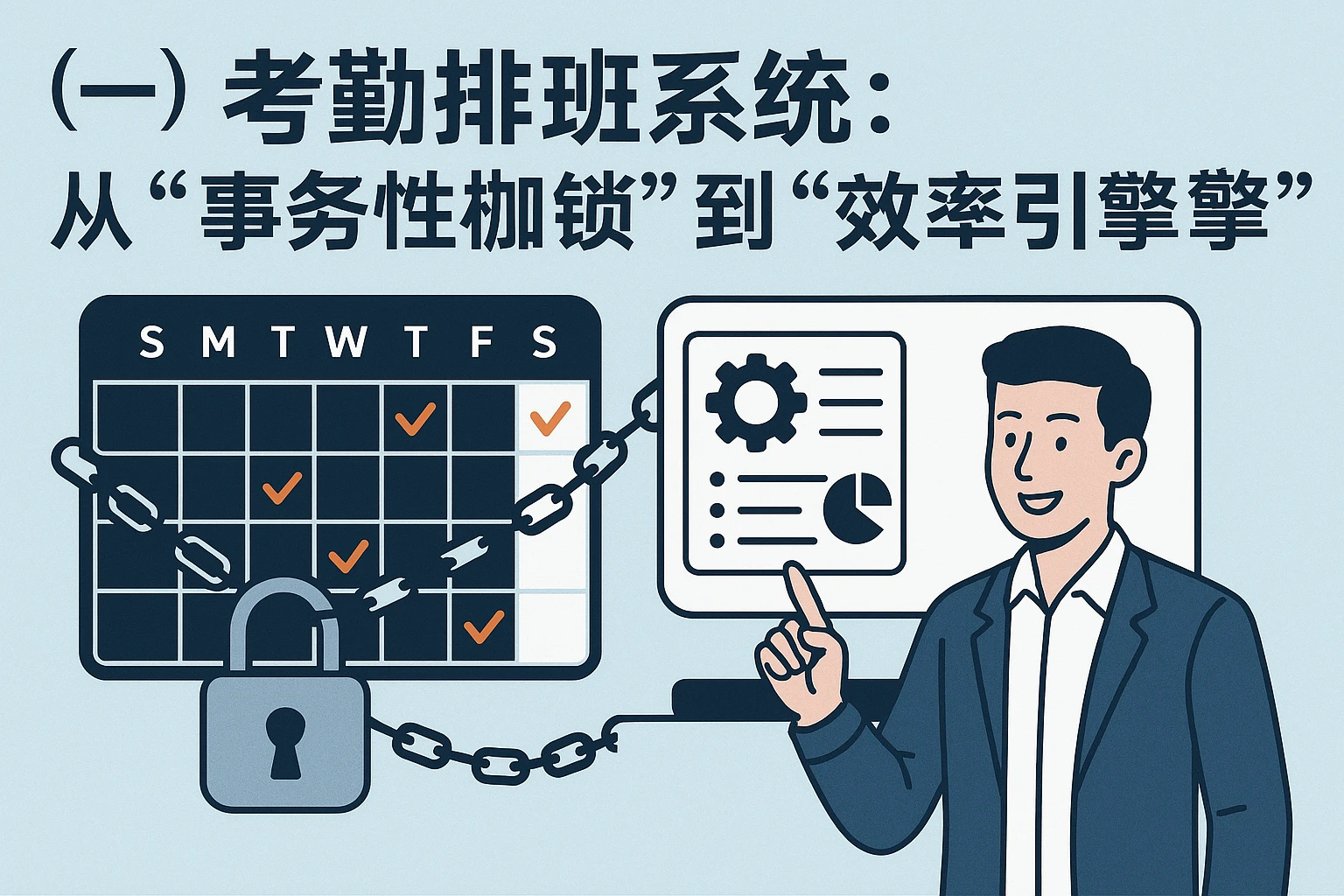 （一）考勤排班系统：从“事务性枷锁”到“效率引擎”