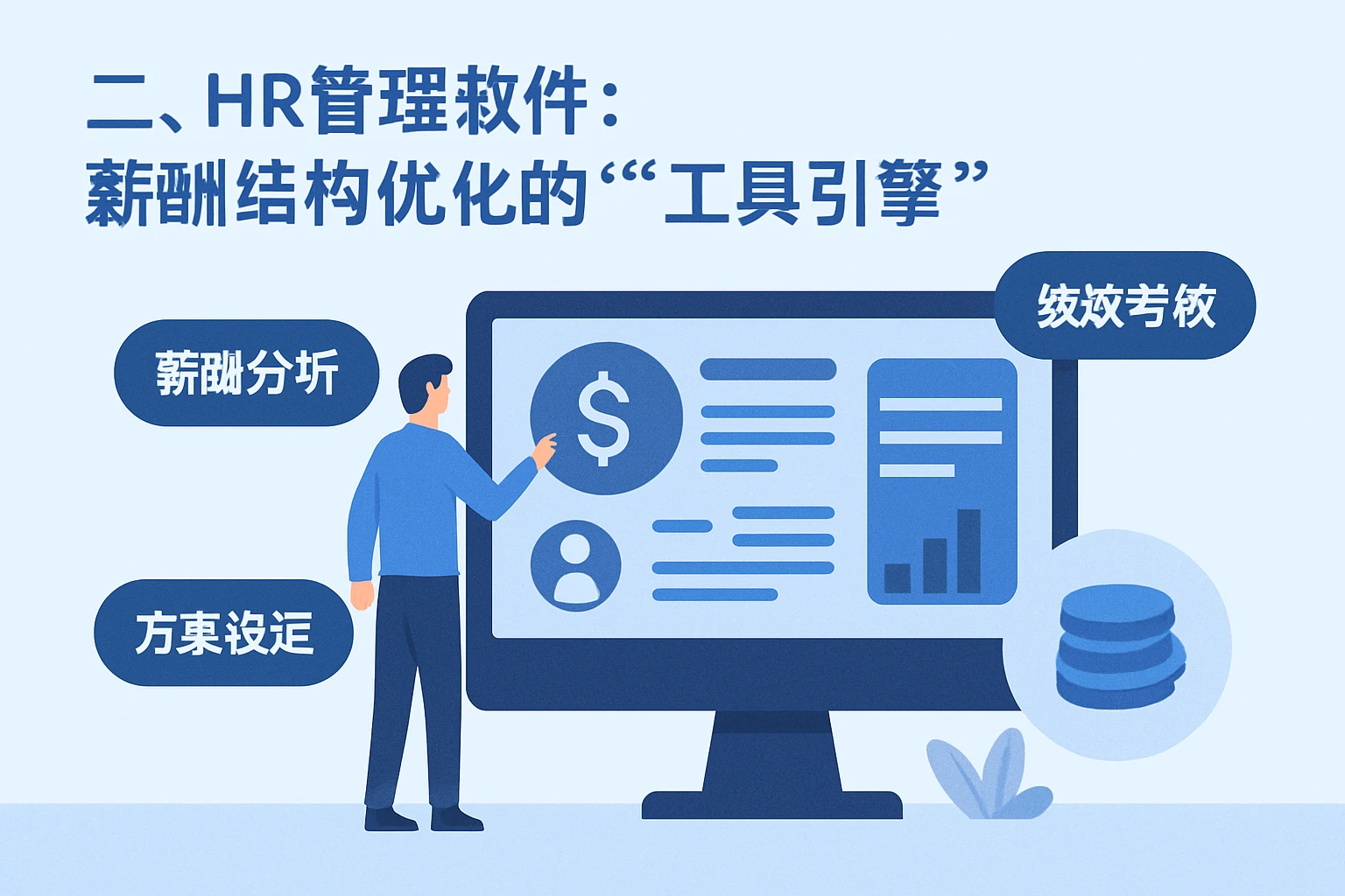 二、HR管理软件：薪酬结构优化的“工具引擎”
