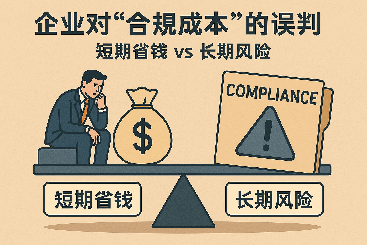 2. 企业对“合规成本”的误判：短期省钱 vs 长期风险
