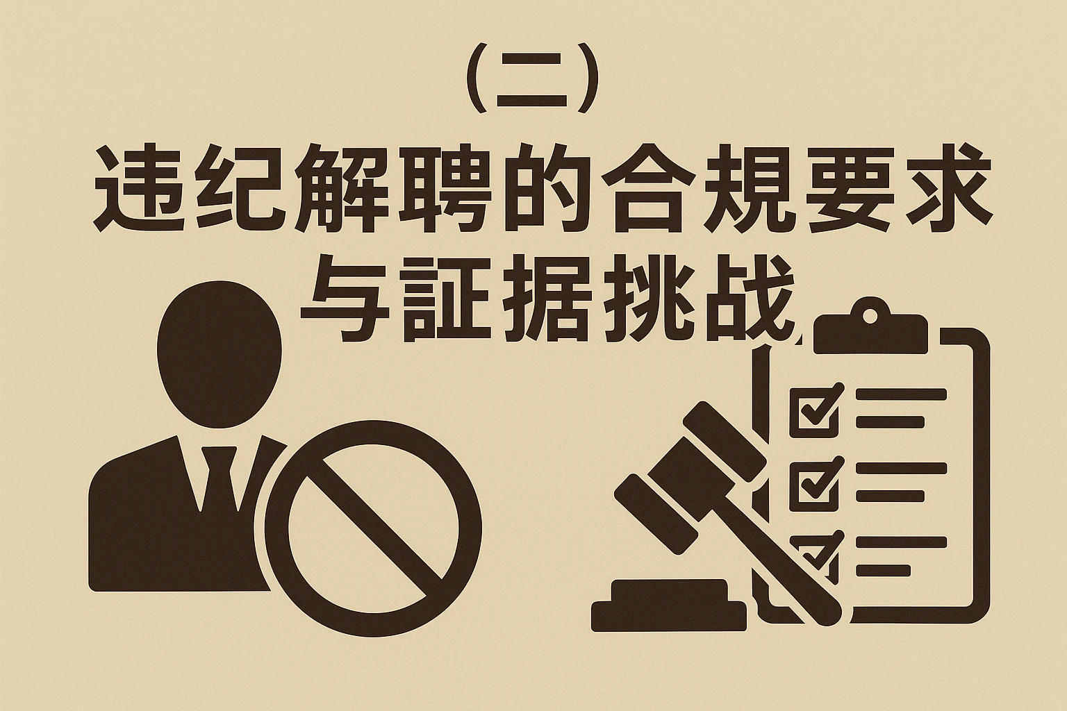 （二）违纪解聘的合规要求与证据挑战