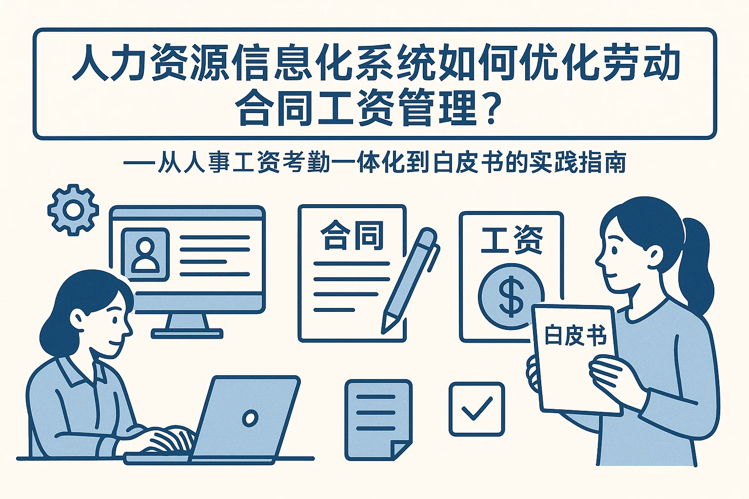 人力资源信息化系统如何优化劳动合同工资管理？——从人事工资考勤一体化到白皮书的实践指南