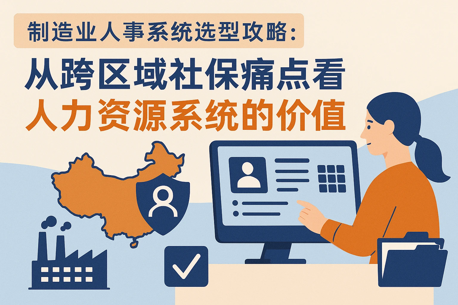 制造业人事系统选型攻略：从跨区域社保痛点看人力资源系统的价值