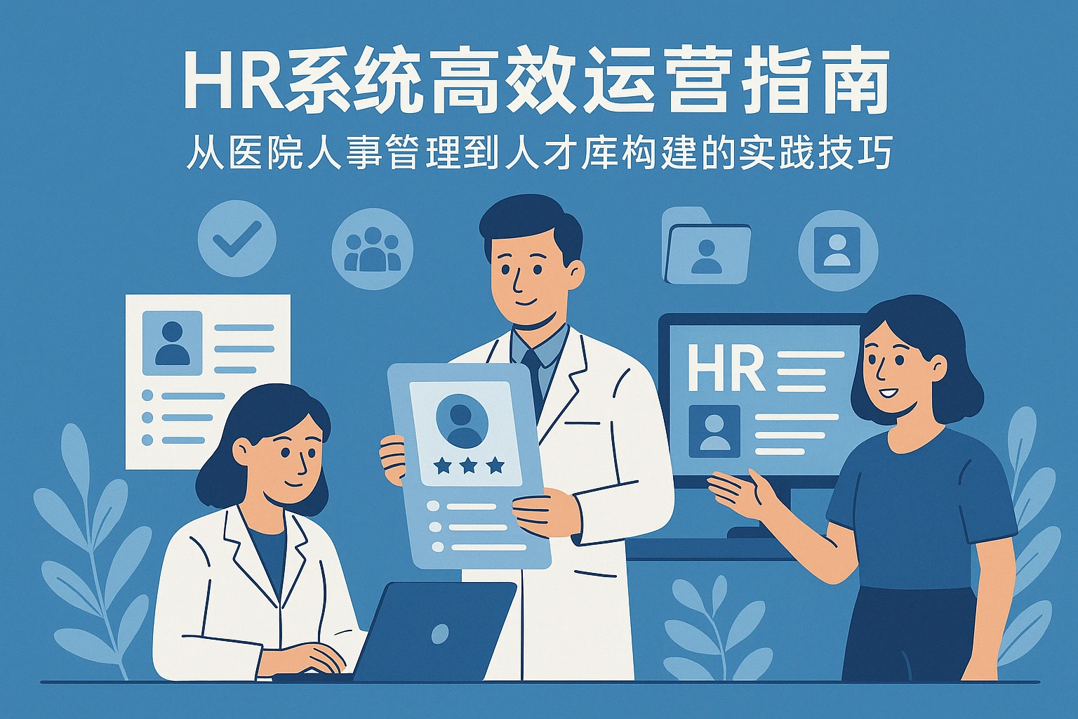 HR系统高效运营指南：从医院人事管理到人才库构建的实践技巧