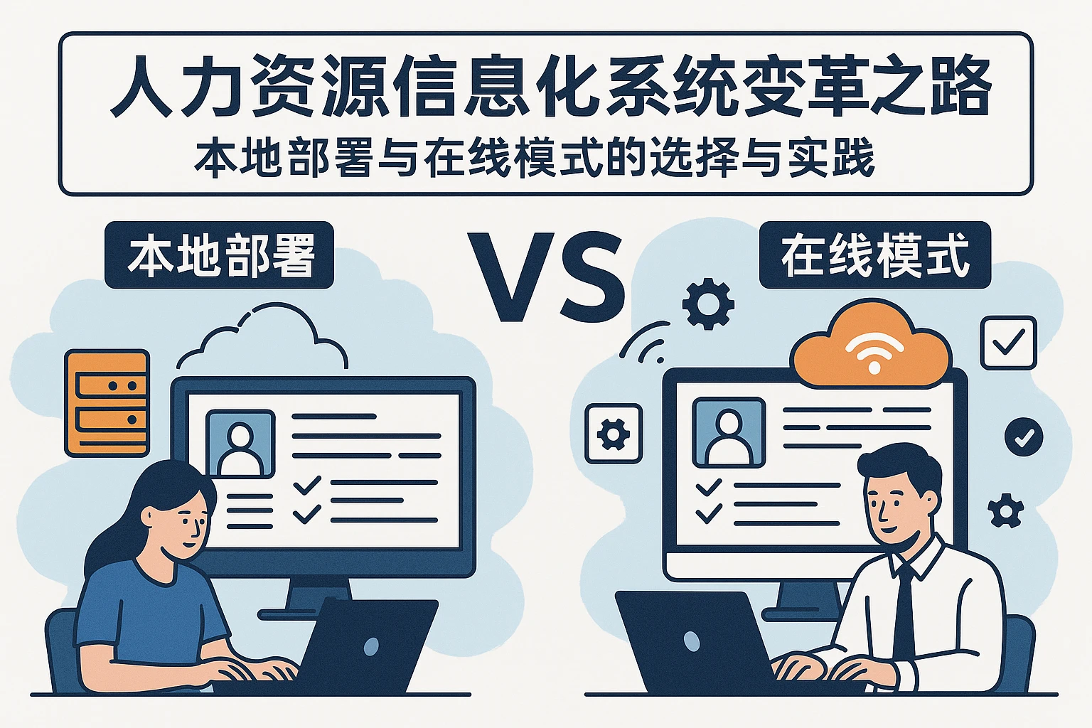 人力资源信息化系统变革之路：本地部署与在线模式的选择与实践