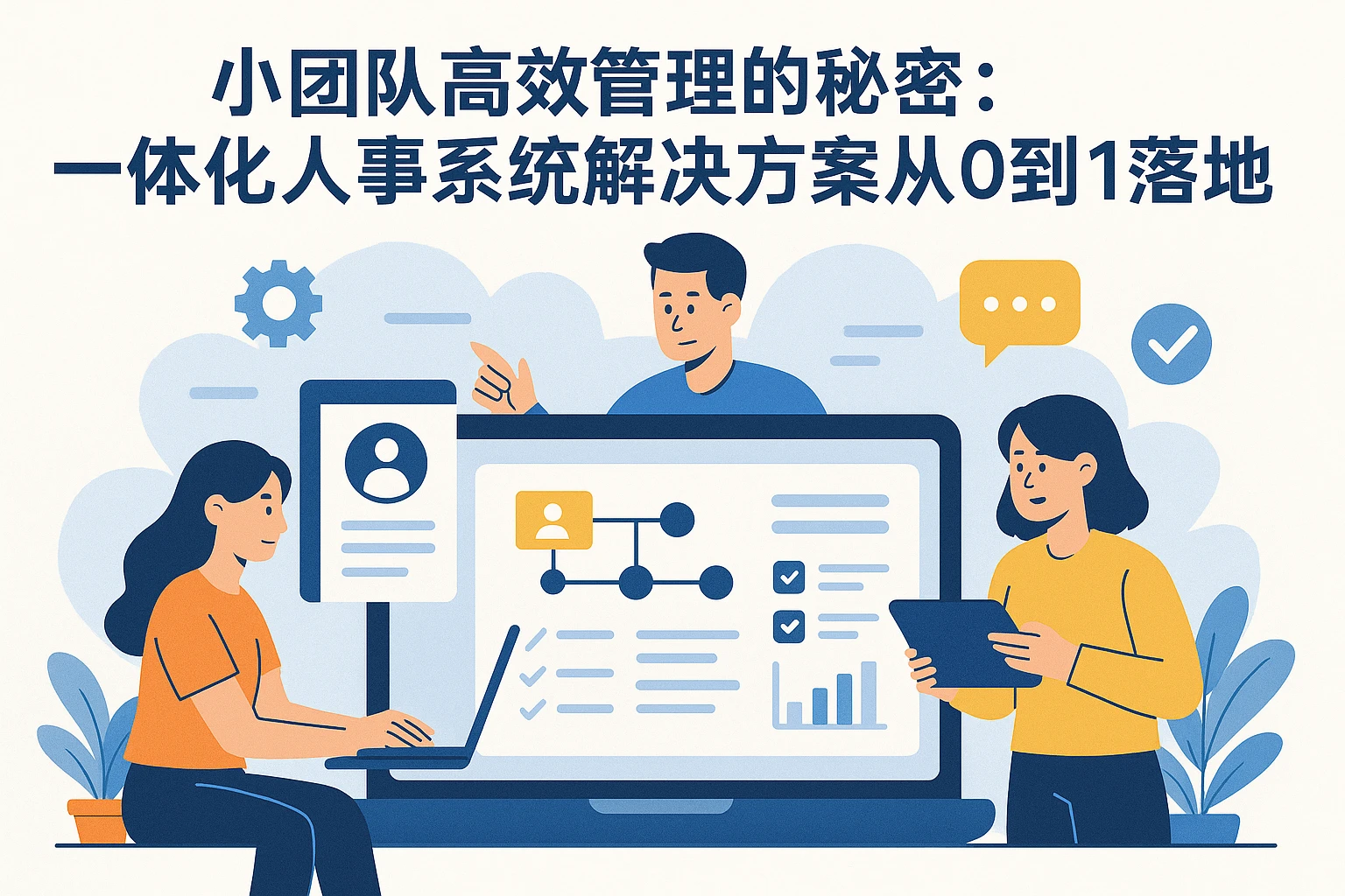 小团队高效管理的秘密：一体化人事系统解决方案从0到1落地