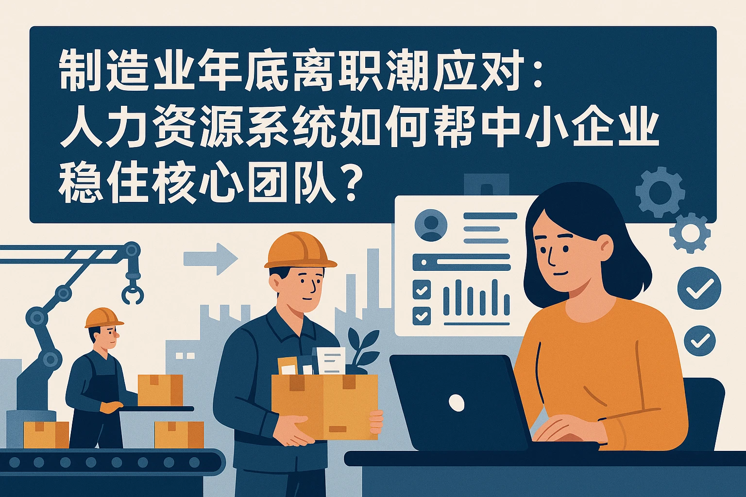 制造业年底离职潮应对：人力资源系统如何帮中小企业稳住核心团队？