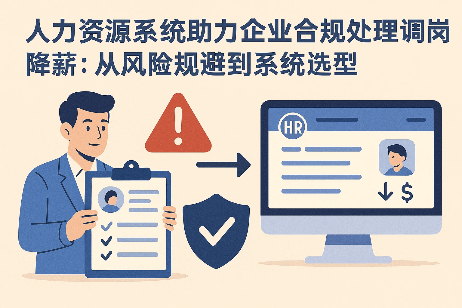 人力资源系统助力企业合规处理调岗降薪：从风险规避到系统选型