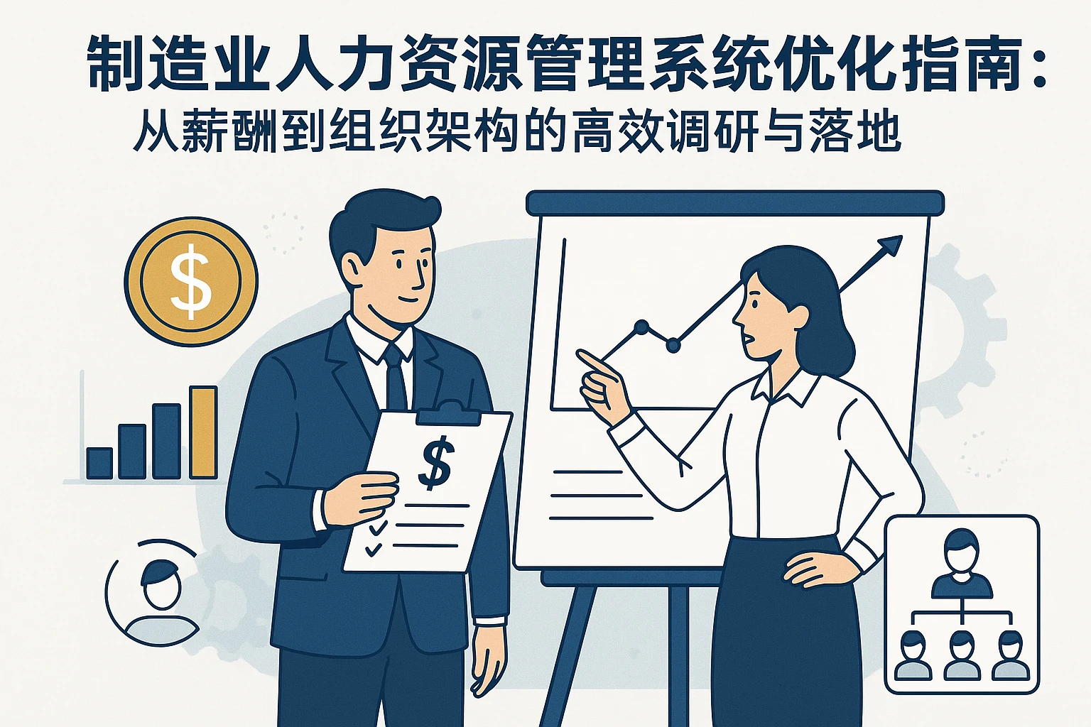 制造业人力资源管理系统优化指南：从薪酬到组织架构的高效调研与落地