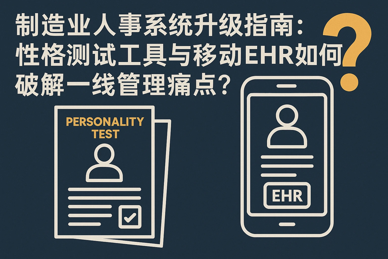 制造业人事系统升级指南：性格测试工具与移动EHR如何破解一线管理痛点？