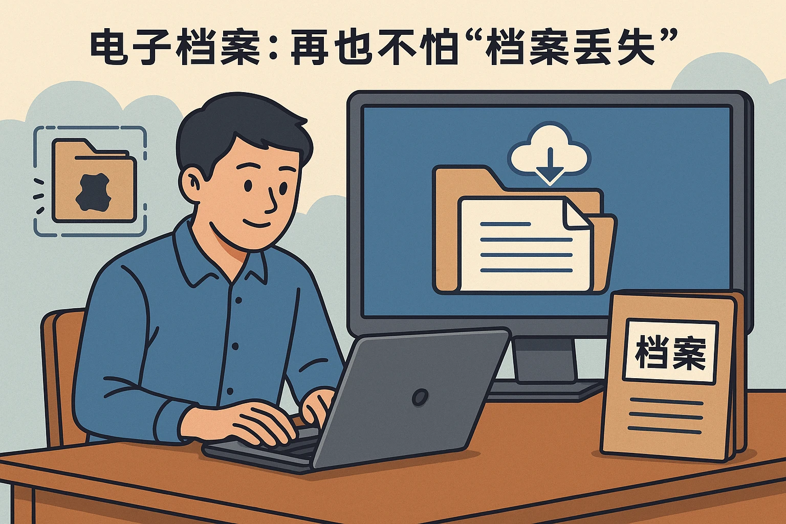 2. 电子档案：再也不怕“档案丢失”