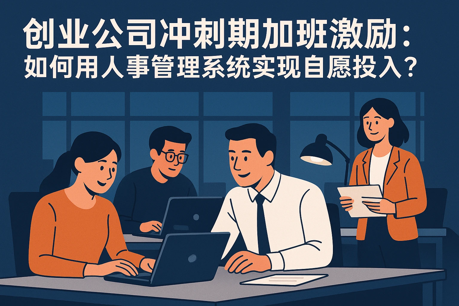 创业公司冲刺期加班激励：如何用人事管理系统实现自愿投入？