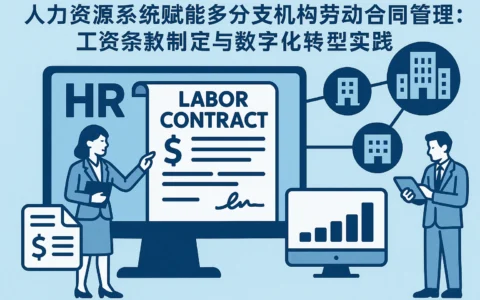 人力资源系统赋能多分支机构劳动合同管理：工资条款制定与数字化转型实践