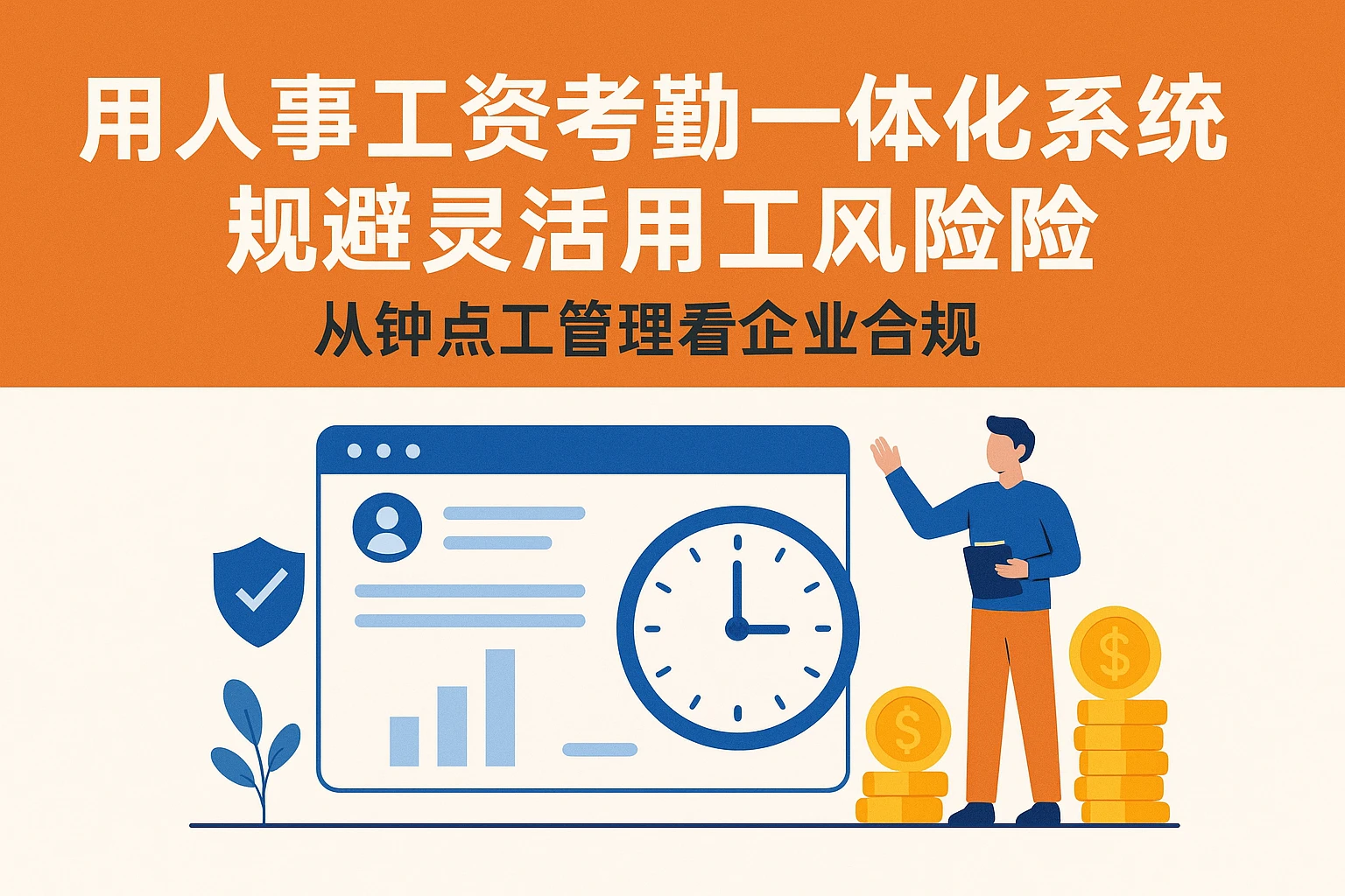 用人事工资考勤一体化系统规避灵活用工风险：从钟点工管理看企业合规