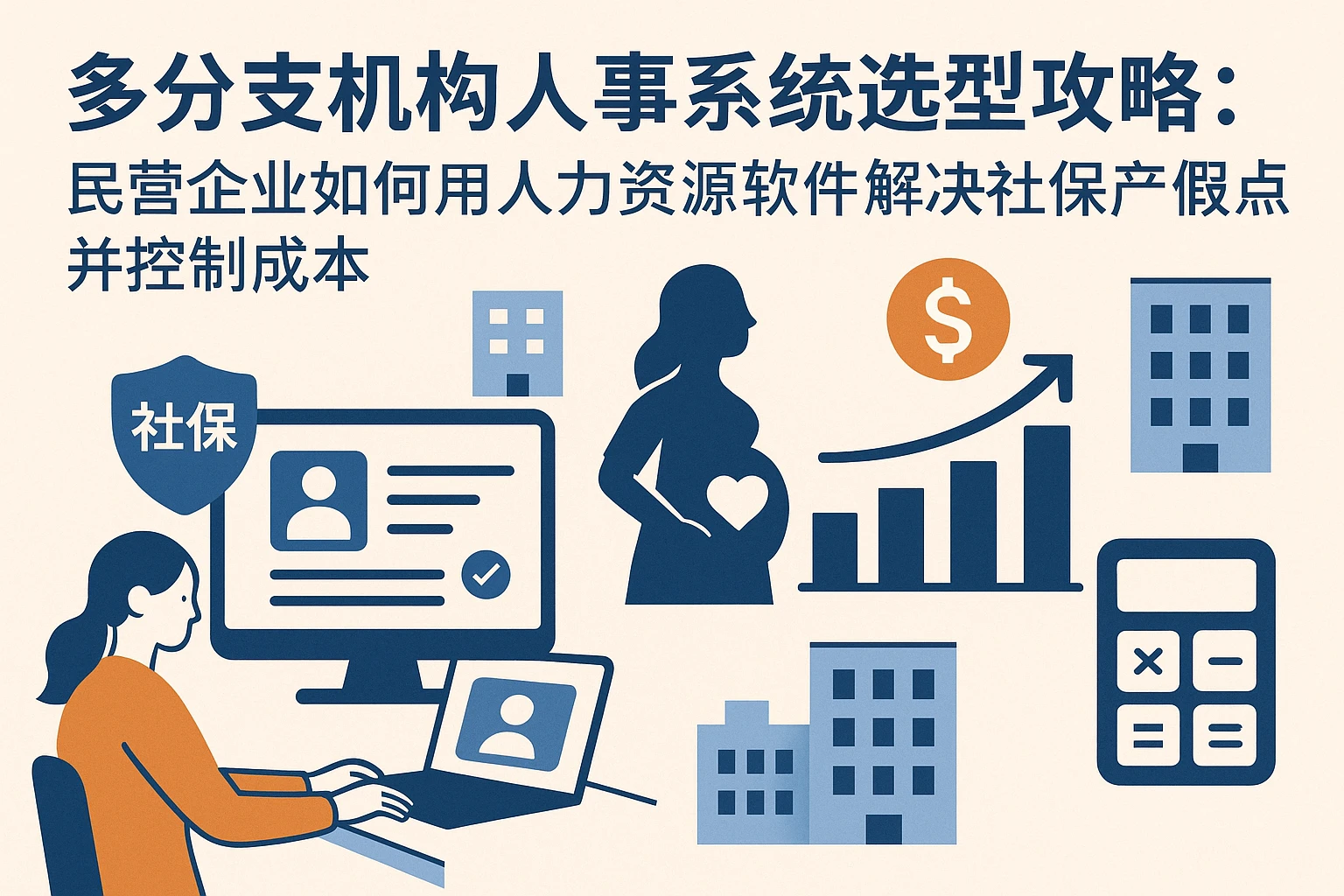 多分支机构人事系统选型攻略：民营企业如何用人力资源软件解决社保产假痛点并控制成本