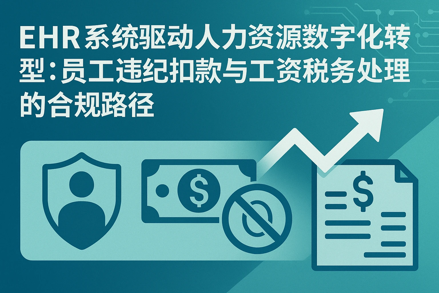 EHR系统驱动人力资源数字化转型：员工违纪扣款与工资税务处理的合规路径