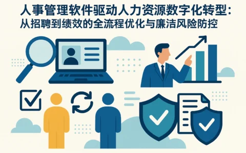 人事管理软件驱动人力资源数字化转型：从招聘到绩效的全流程优化与廉洁风险防控
