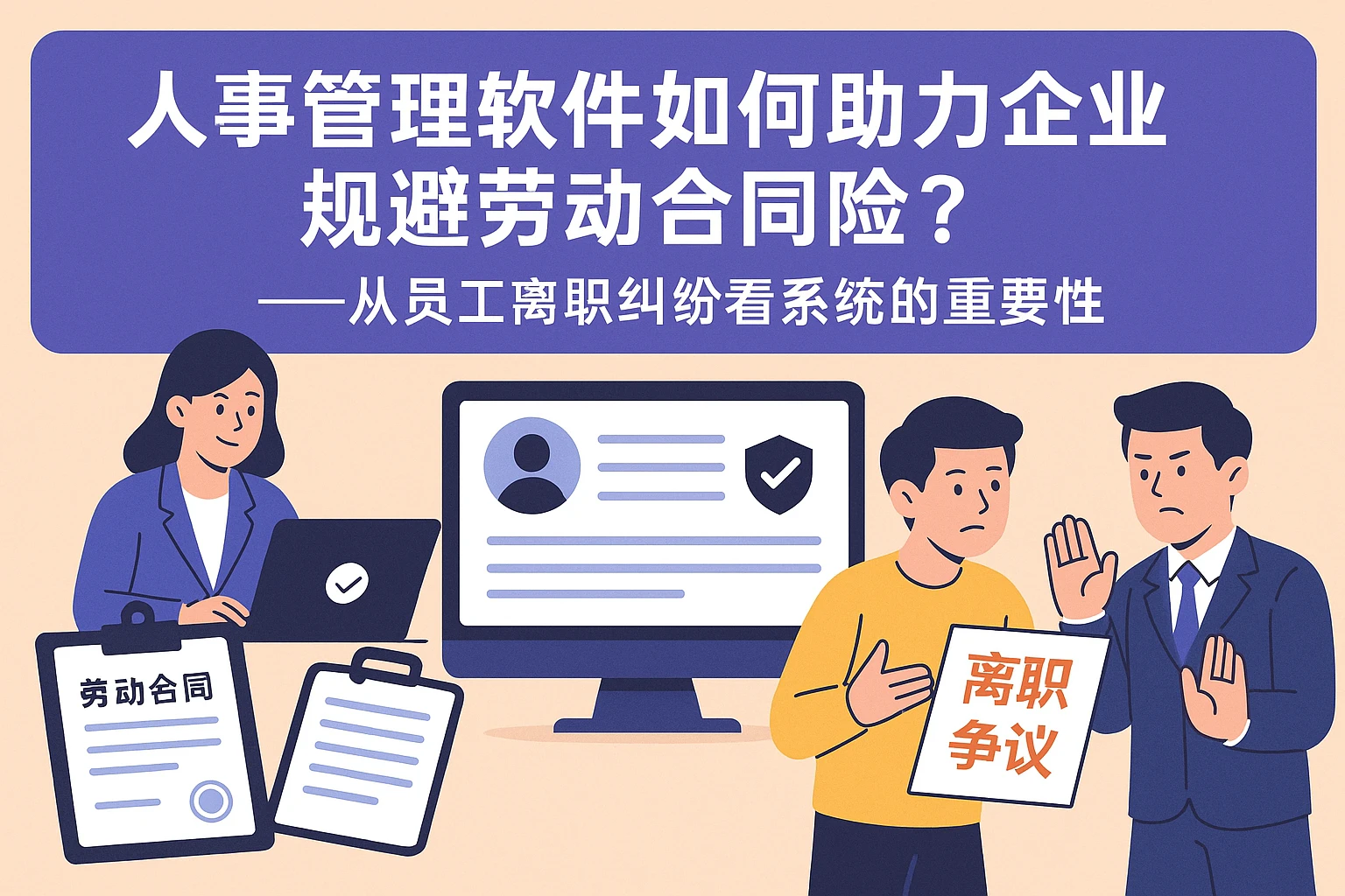 人事管理软件如何助力企业规避劳动合同风险？——从员工离职纠纷看系统的重要性