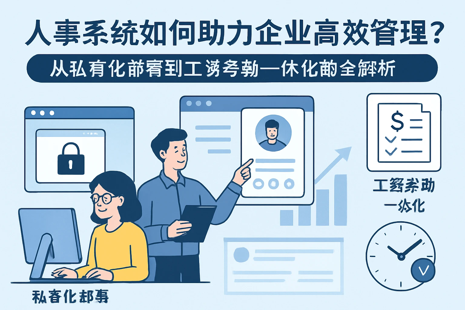 人事系统如何助力企业高效管理？从私有化部署到工资考勤一体化的全解析