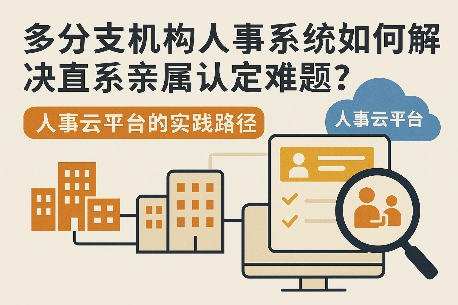 多分支机构人事系统如何解决直系亲属认定难题？人事云平台的实践路径