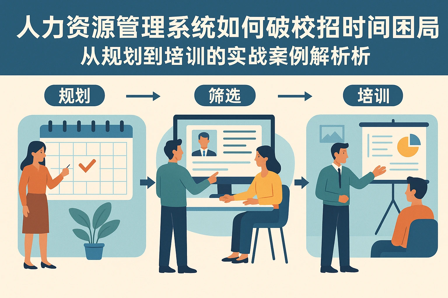 人力资源管理系统如何破解校招时间困局？从规划到培训的实战案例解析