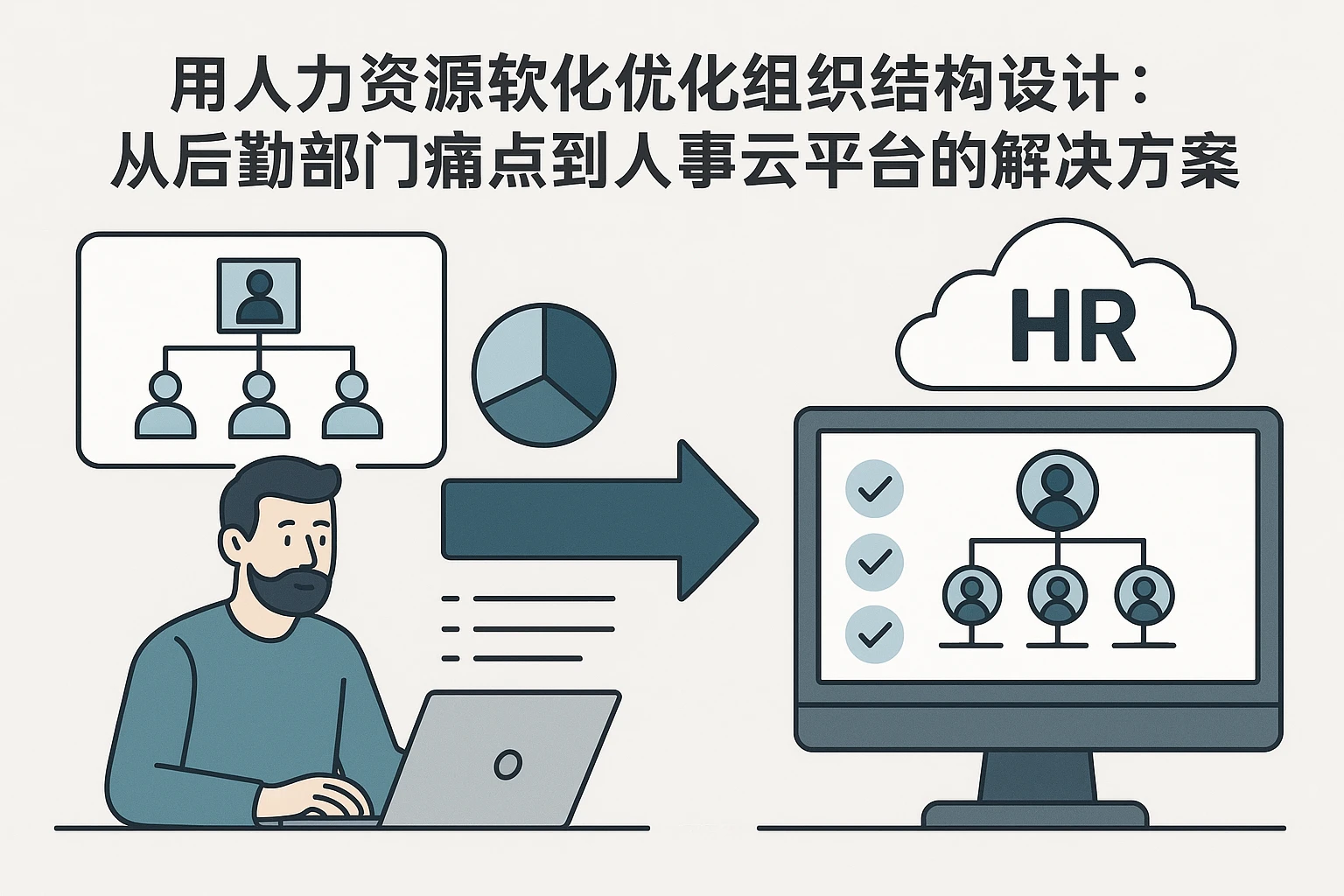 用人力资源软件优化组织结构设计：从后勤部门痛点到人事云平台的解决方案
