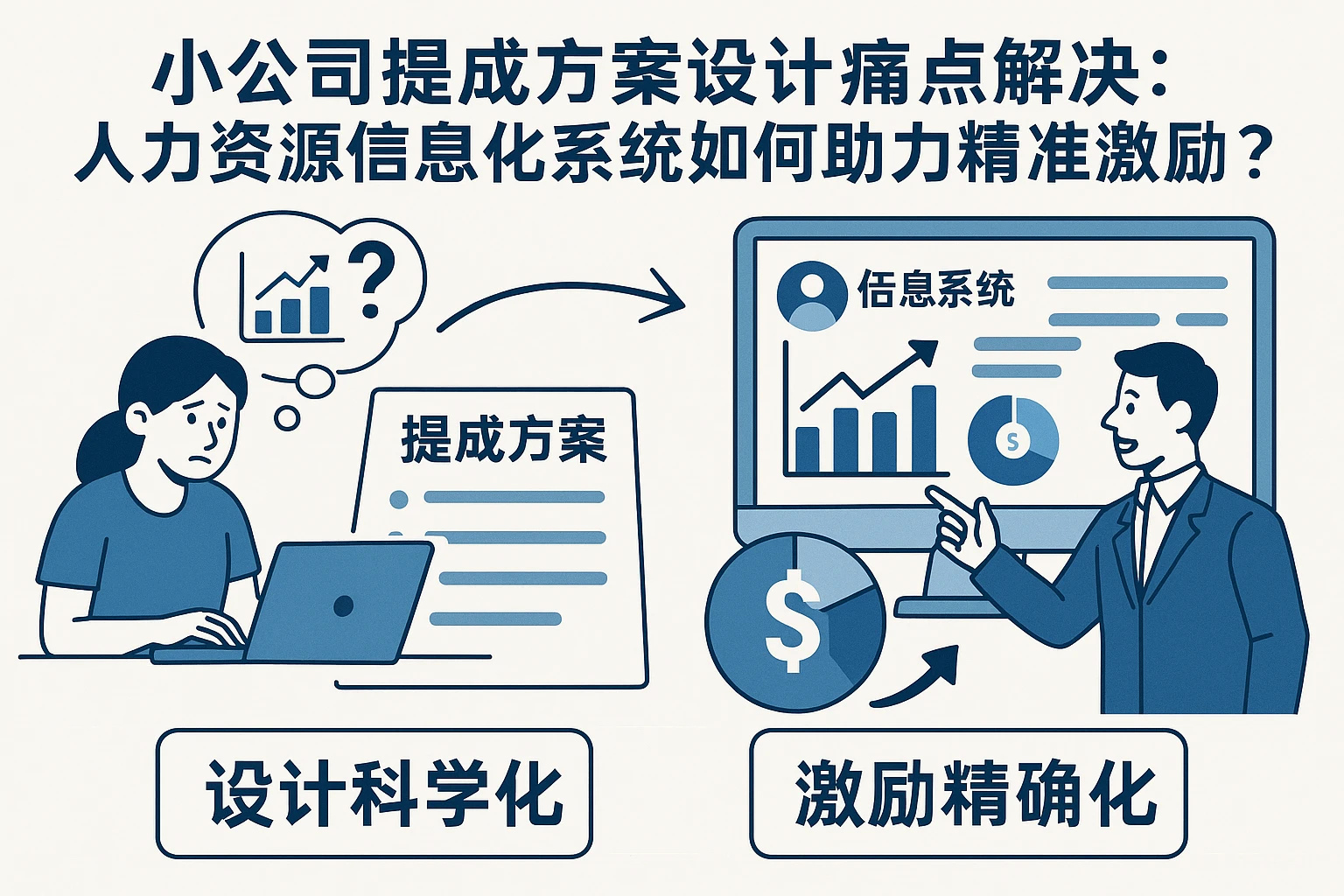 小公司提成方案设计痛点解决：人力资源信息化系统如何助力精准激励？