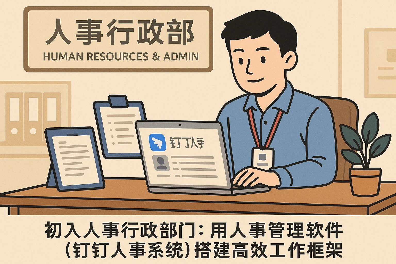 初入人事行政部门：用人事管理软件（钉钉人事系统）搭建高效工作框架