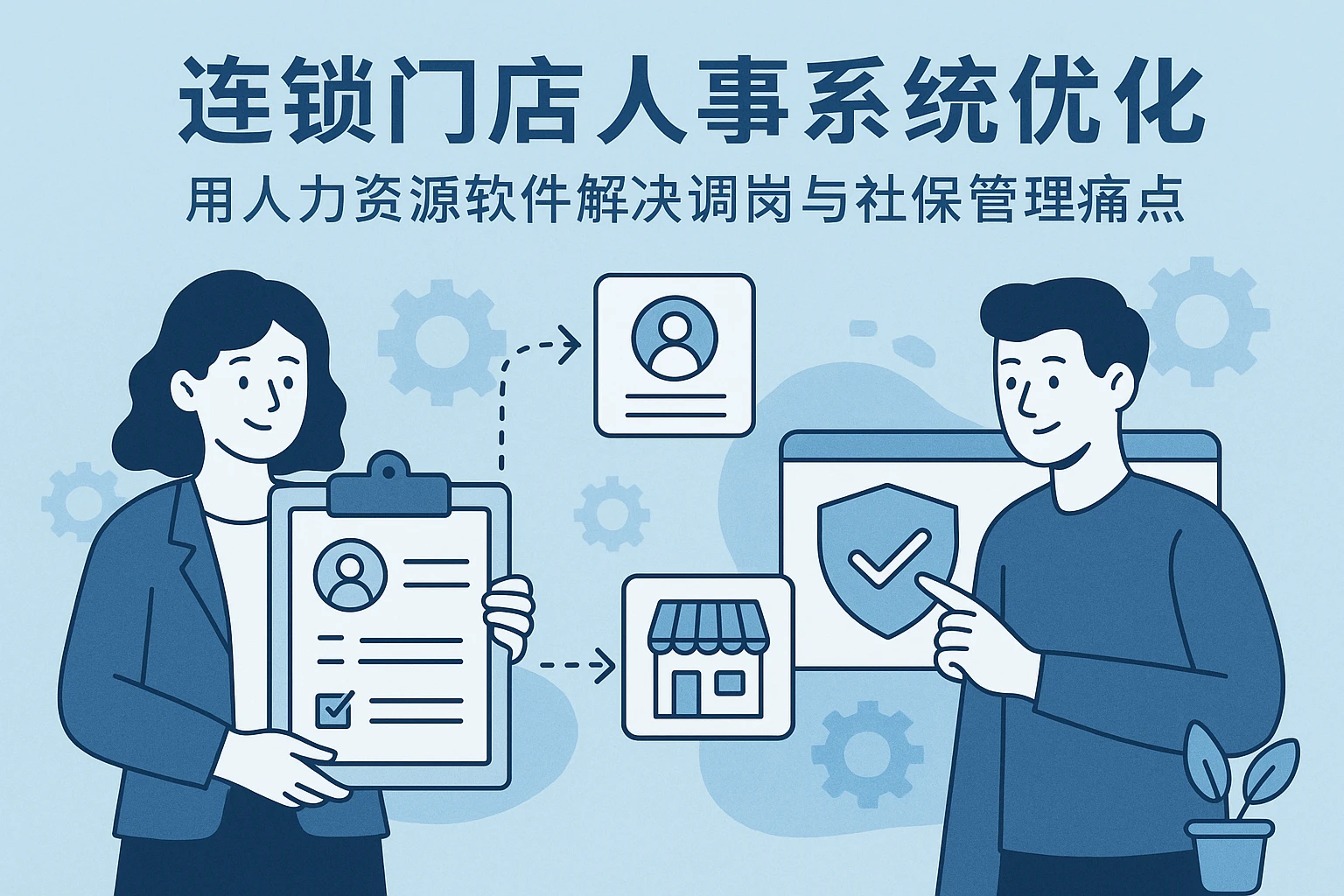 连锁门店人事系统优化：用人力资源软件解决调岗与社保管理痛点