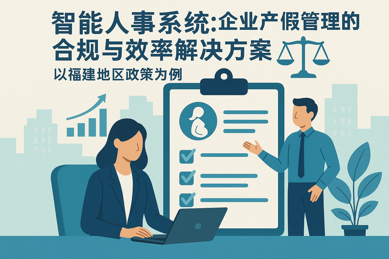 智能人事系统：企业产假管理的合规与效率解决方案——以福建地区政策为例