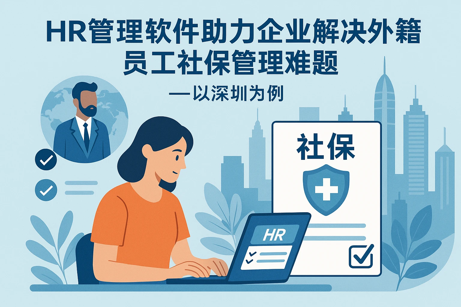 HR管理软件助力企业解决外籍员工社保管理难题——以深圳为例