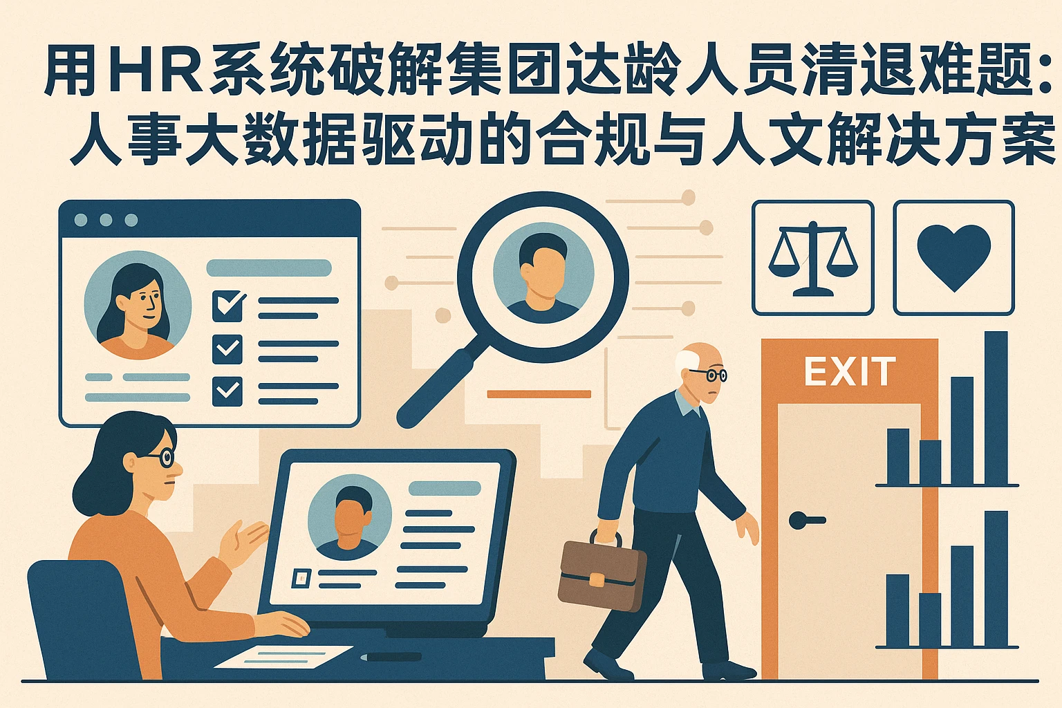 用HR系统破解集团达龄人员清退难题：人事大数据驱动的合规与人文解决方案
