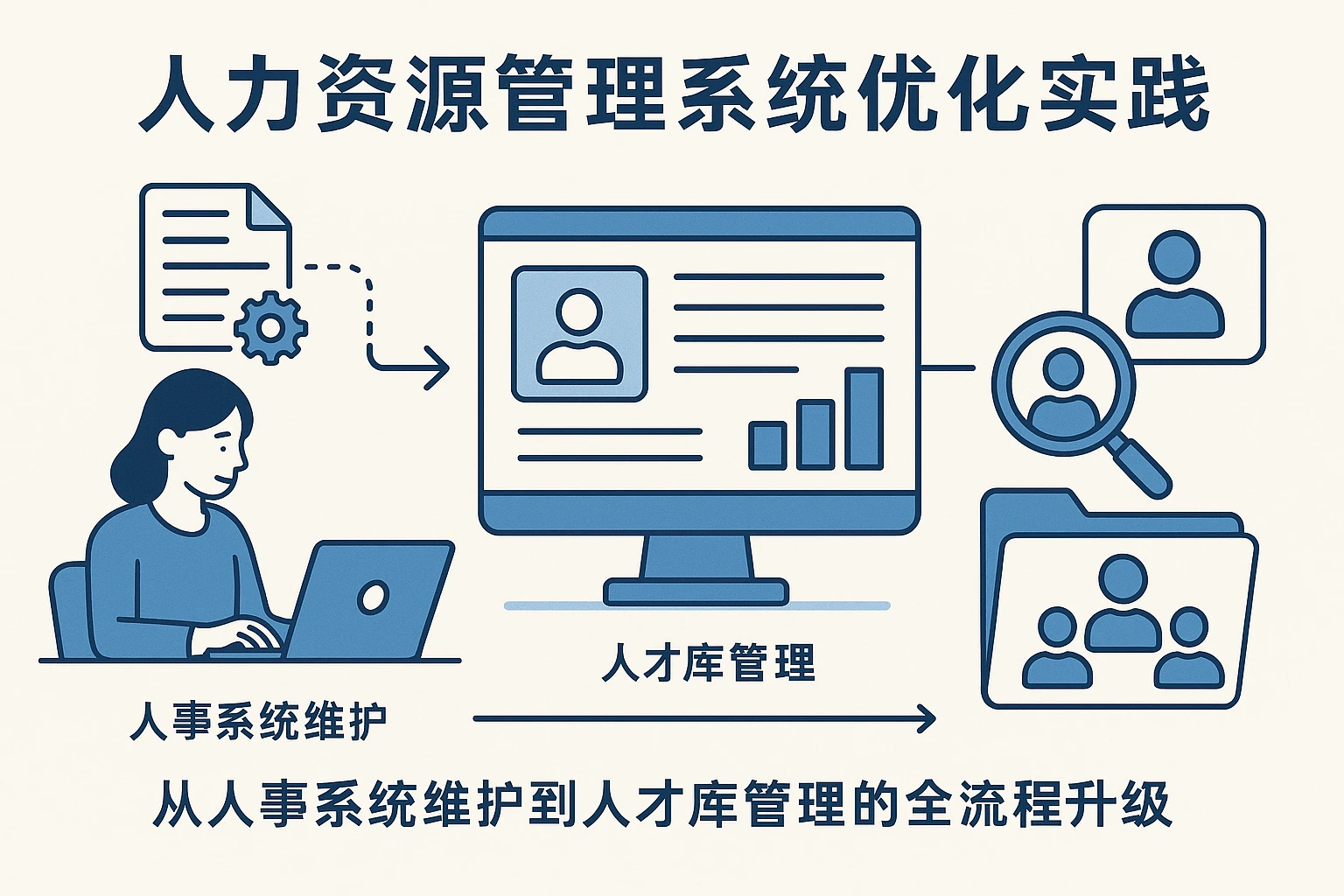 人力资源管理系统优化实践：从人事系统维护到人才库管理的全流程升级