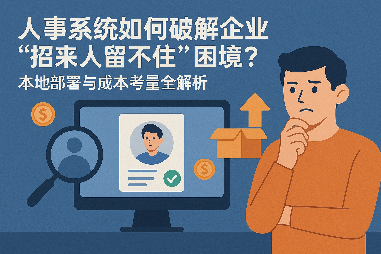 人事系统如何破解企业“招来人留不住”困境？本地部署与成本考量全解析
