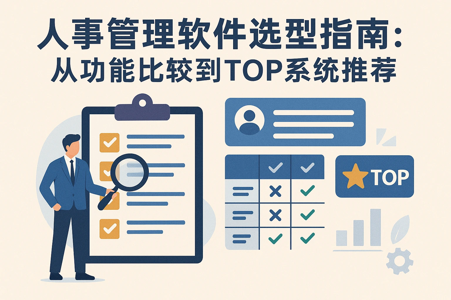人事管理软件选型指南：从功能比较到Top系统推荐