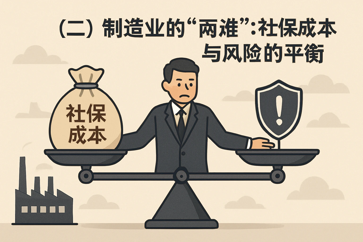 （二）制造业的“两难”：社保成本与风险的平衡