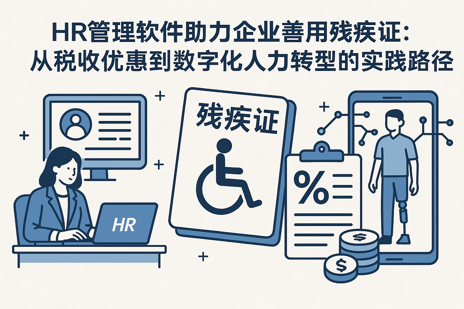HR管理软件助力企业善用残疾证：从税收优惠到数字化人力转型的实践路径