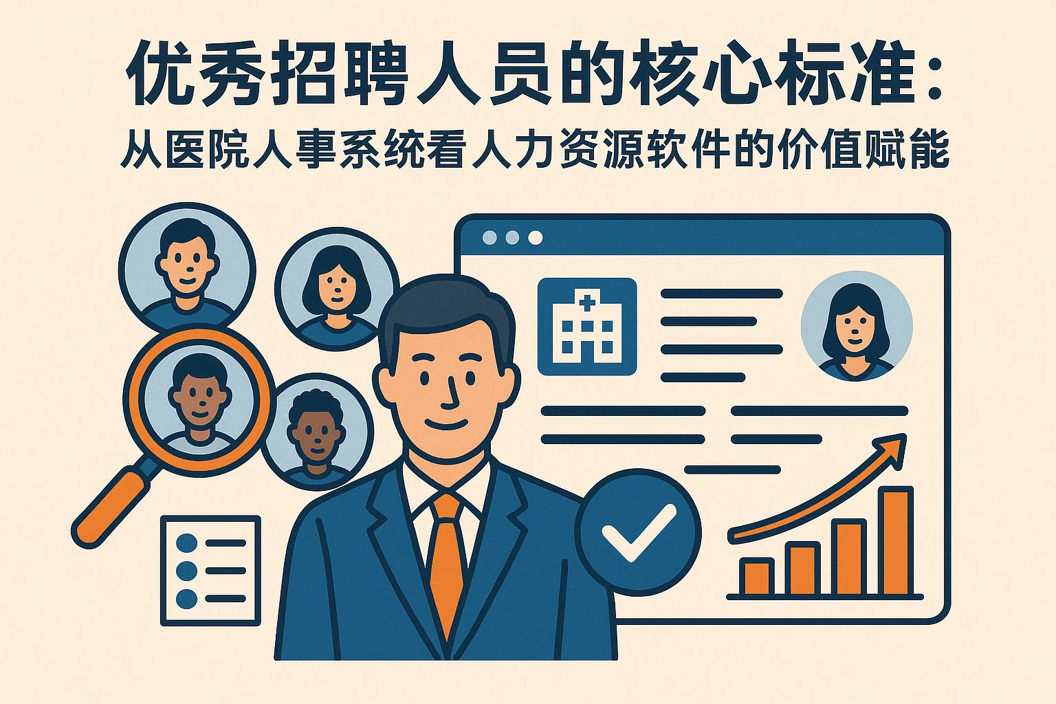 优秀招聘人员的核心标准：从医院人事系统看人力资源软件的价值赋能