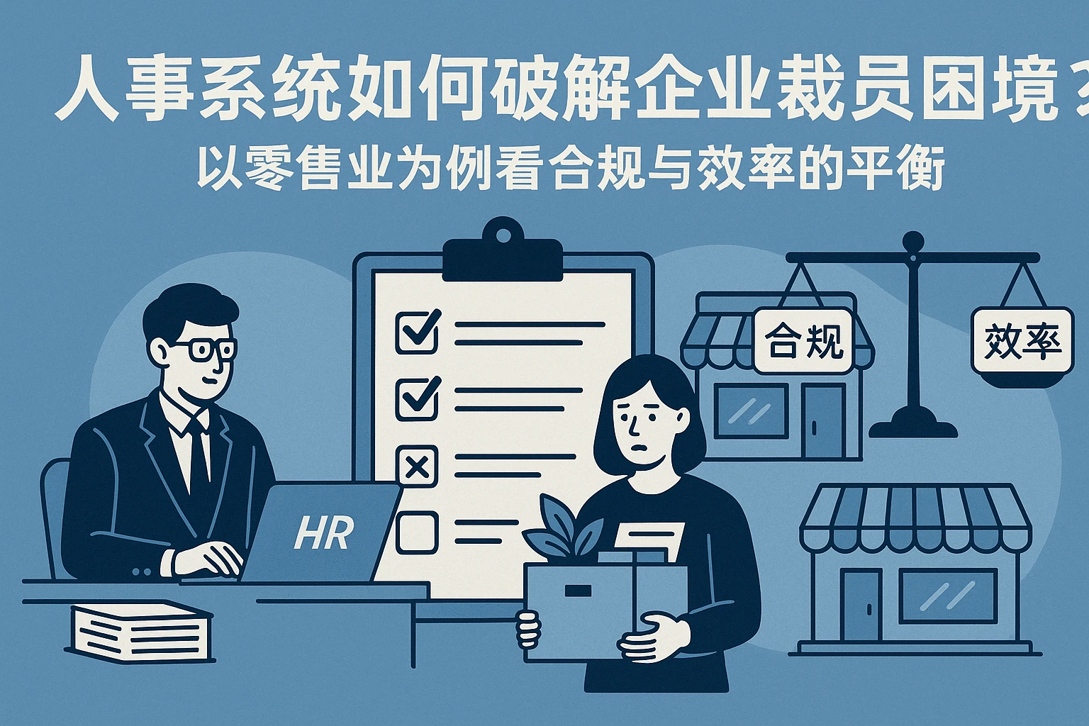 人事系统如何破解企业裁员困境？以零售业为例看合规与效率的平衡