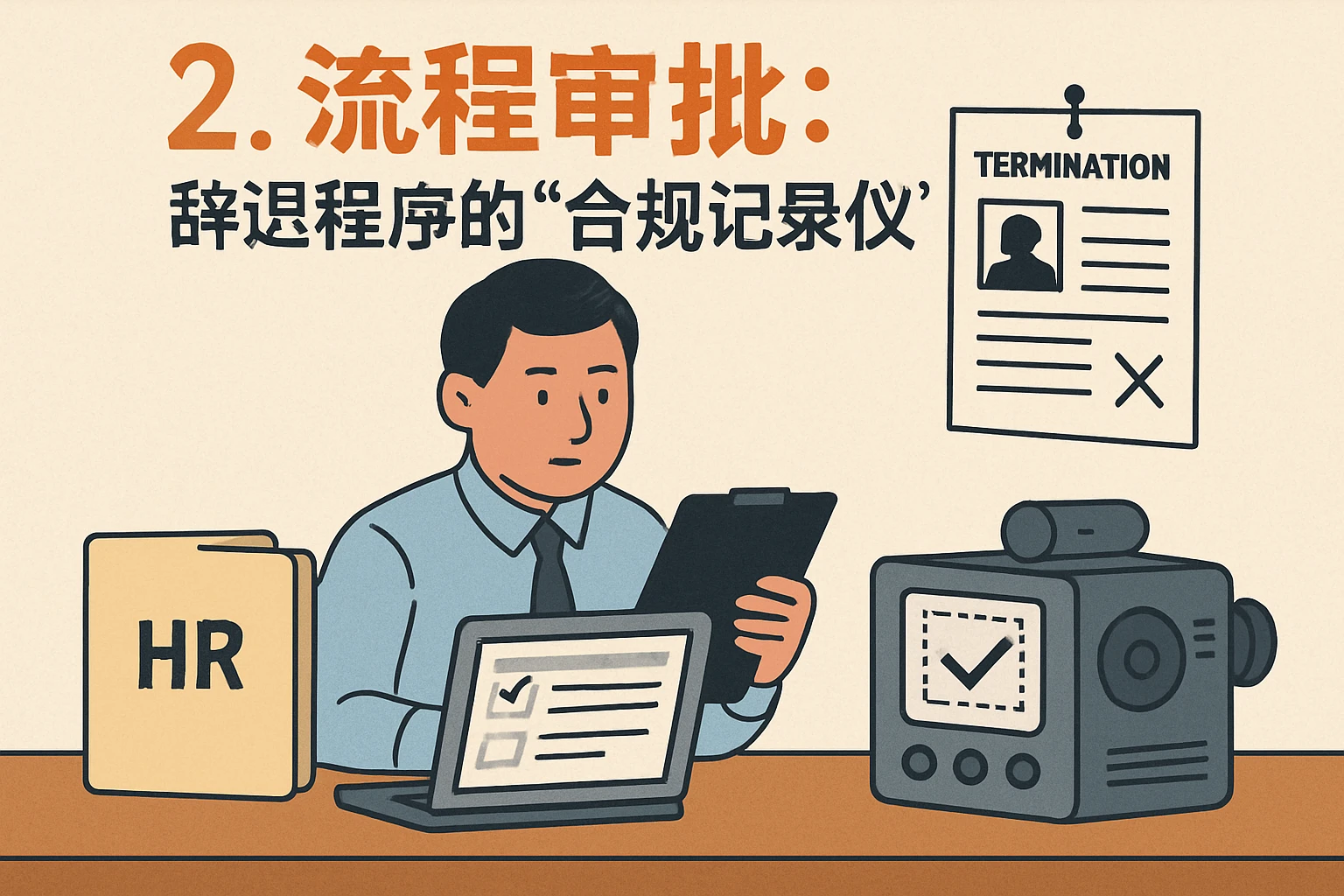2. 流程审批：辞退程序的“合规记录仪”