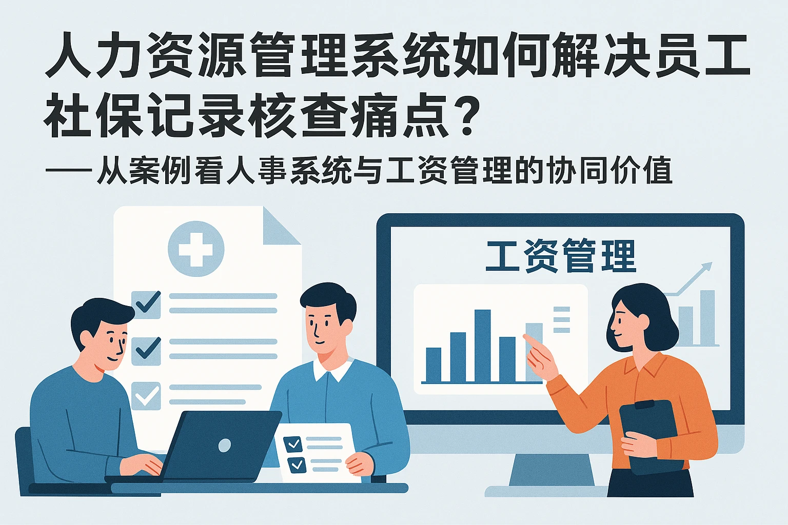 人力资源管理系统如何解决员工社保记录核查痛点？——从案例看人事系统与工资管理的协同价值