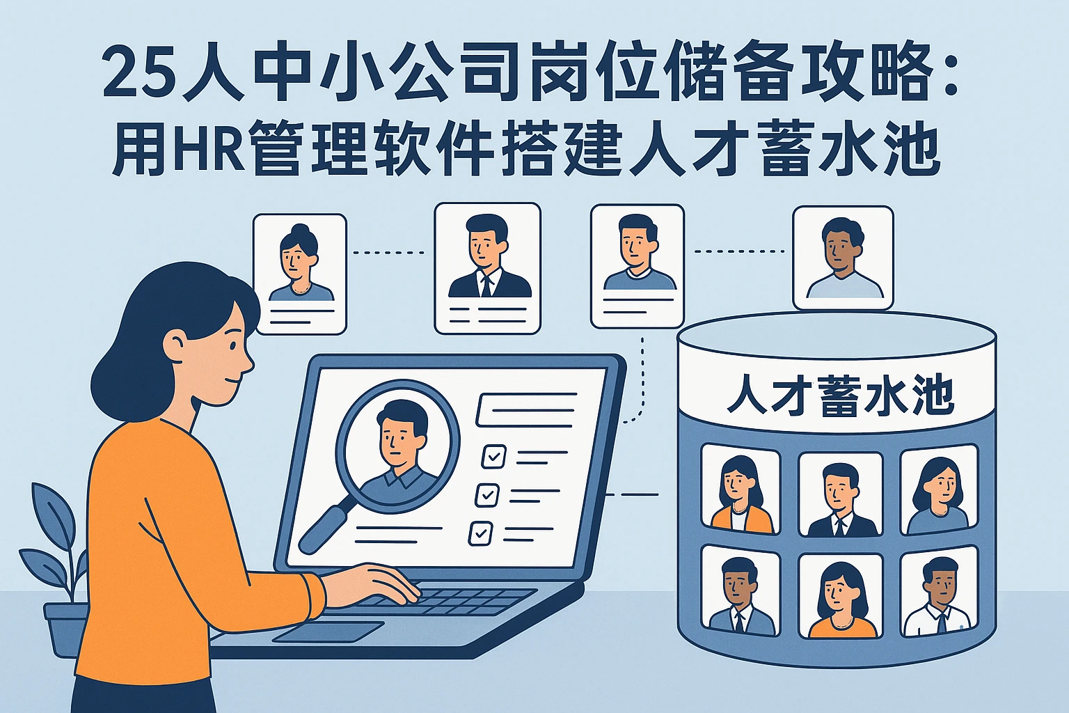 25人中小公司岗位储备攻略：用HR管理软件搭建人才蓄水池