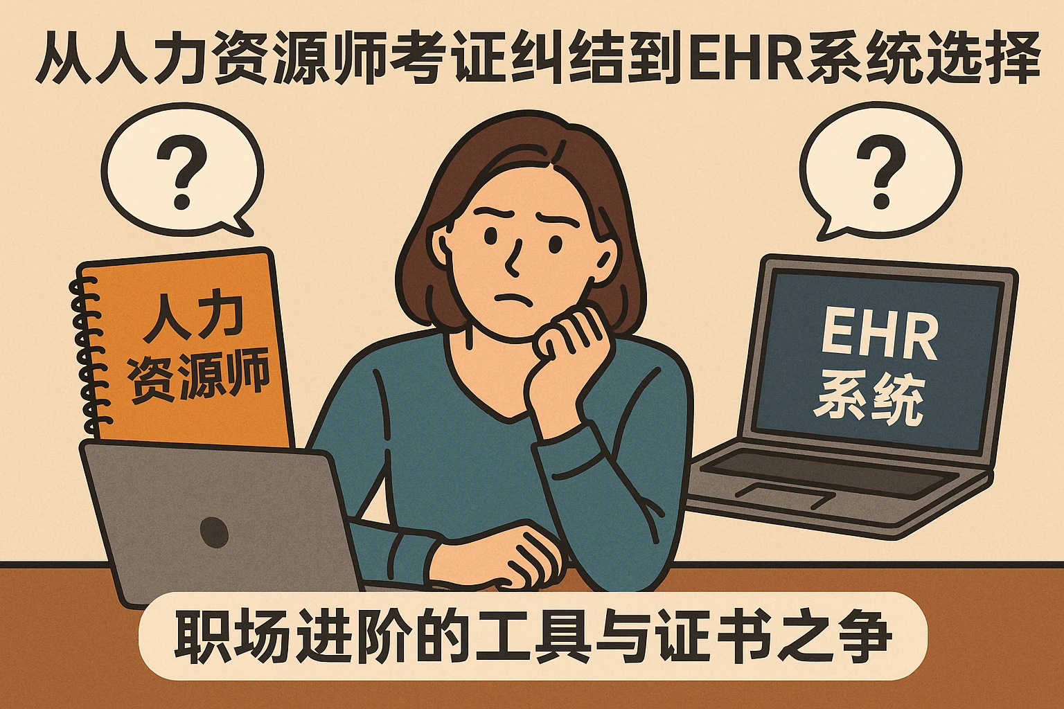 从人力资源师考证纠结到ehr系统选择：职场进阶的工具与证书之争