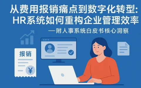 从费用报销痛点到数字化转型：HR系统如何重构企业管理效率——附人事系统白皮书核心洞察