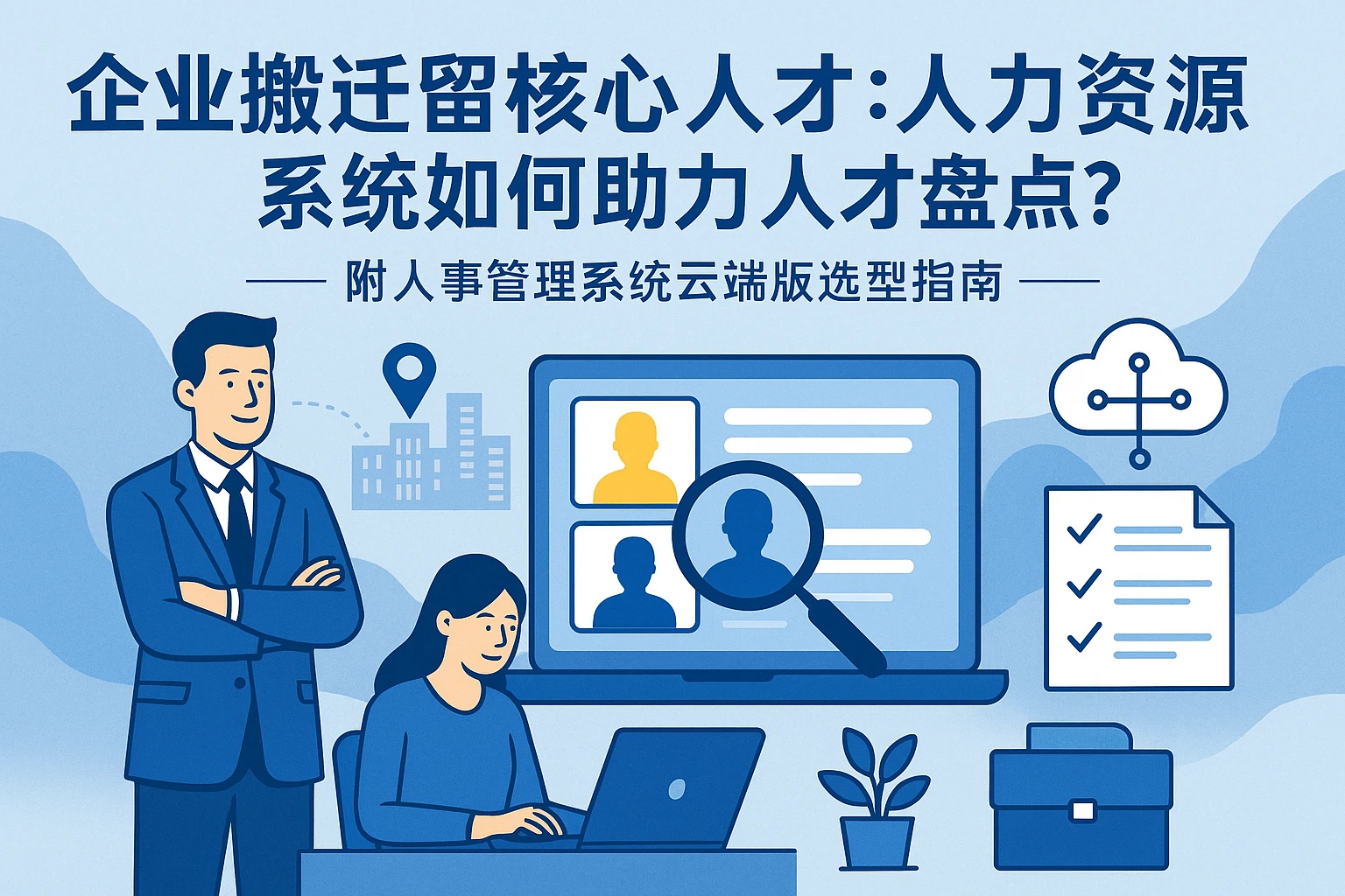 企业搬迁留核心人才：人力资源系统如何助力人才盘点？附人事管理系统云端版选型指南