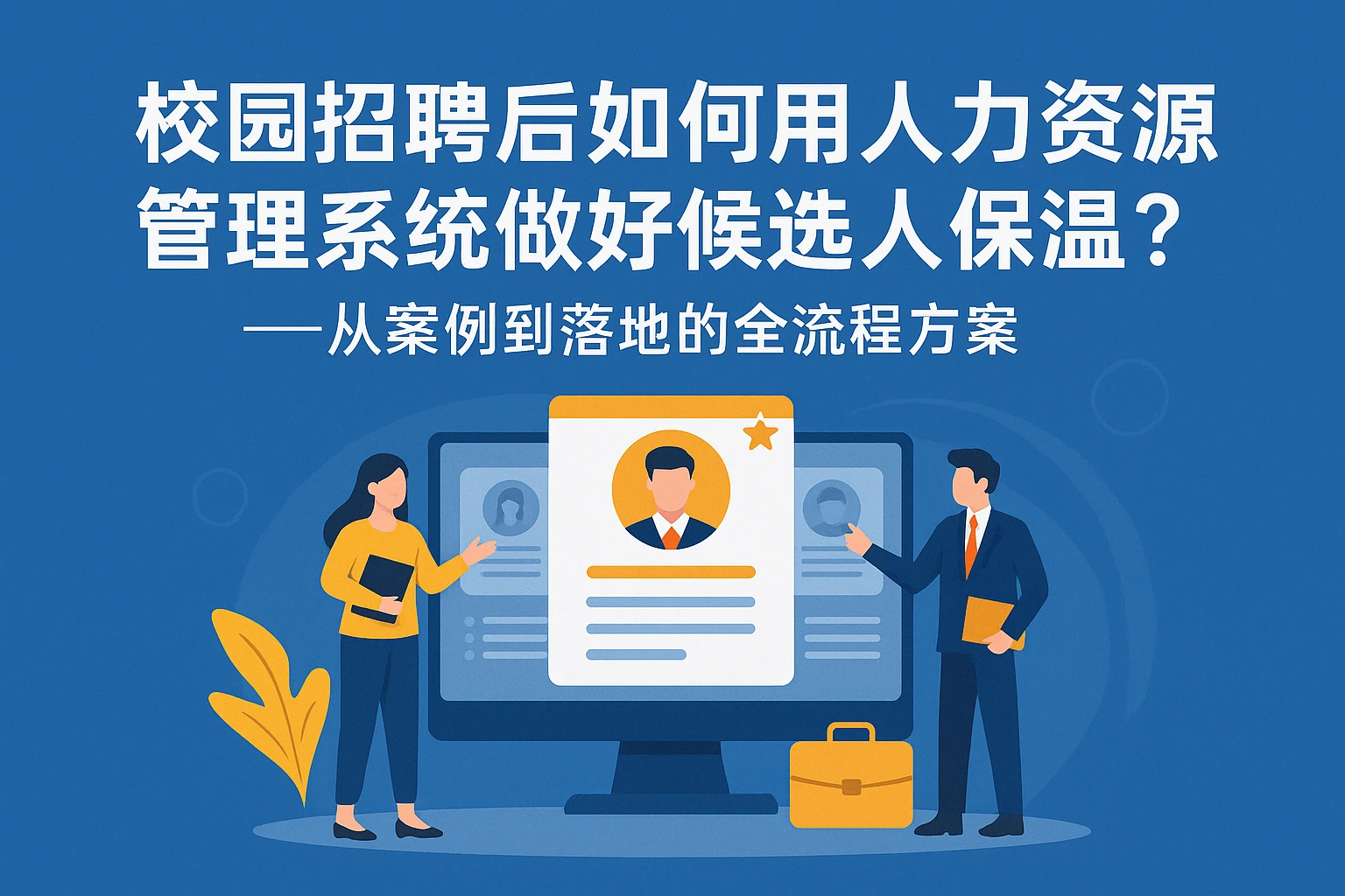 校园招聘后如何用人力资源管理系统做好候选人保温？——从案例到落地的全流程方案