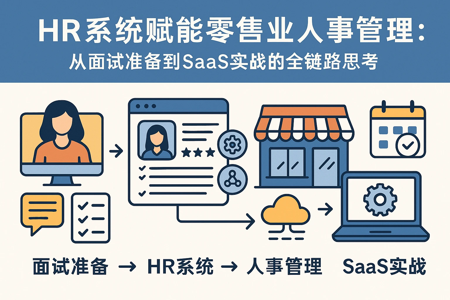 HR系统赋能零售业人事管理：从面试准备到SaaS实战的全链路思考