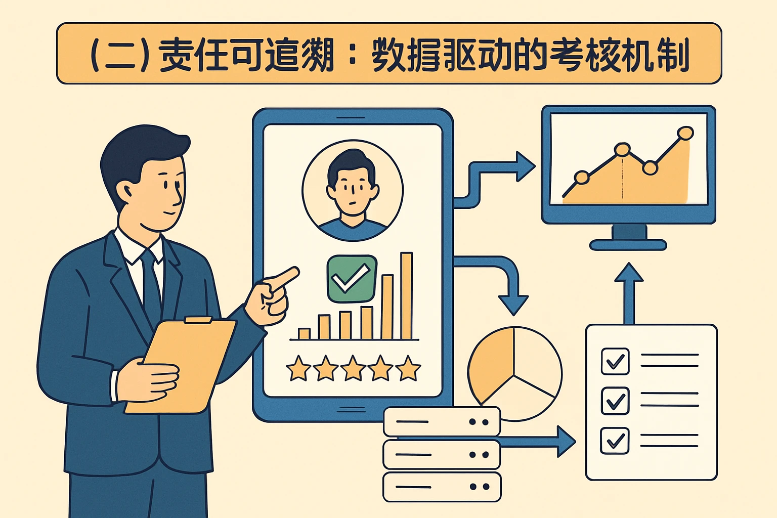 （二）责任可追溯：数据驱动的考核机制