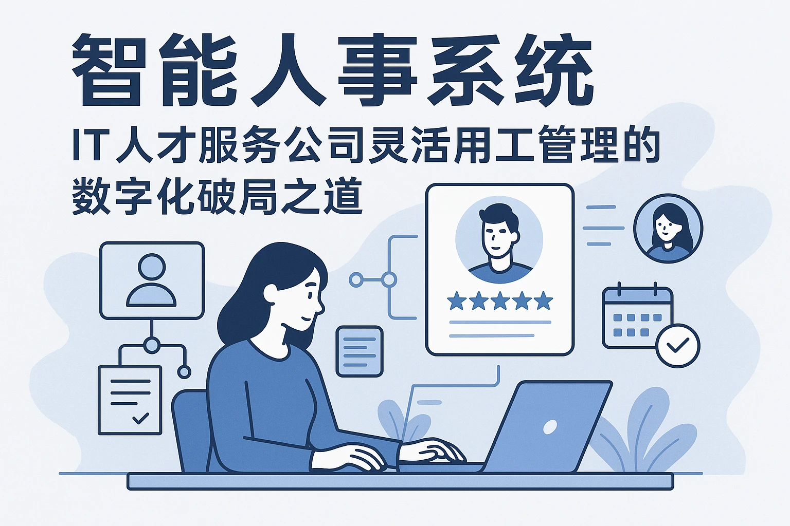 智能人事系统：IT人才服务公司灵活用工管理的数字化破局之道