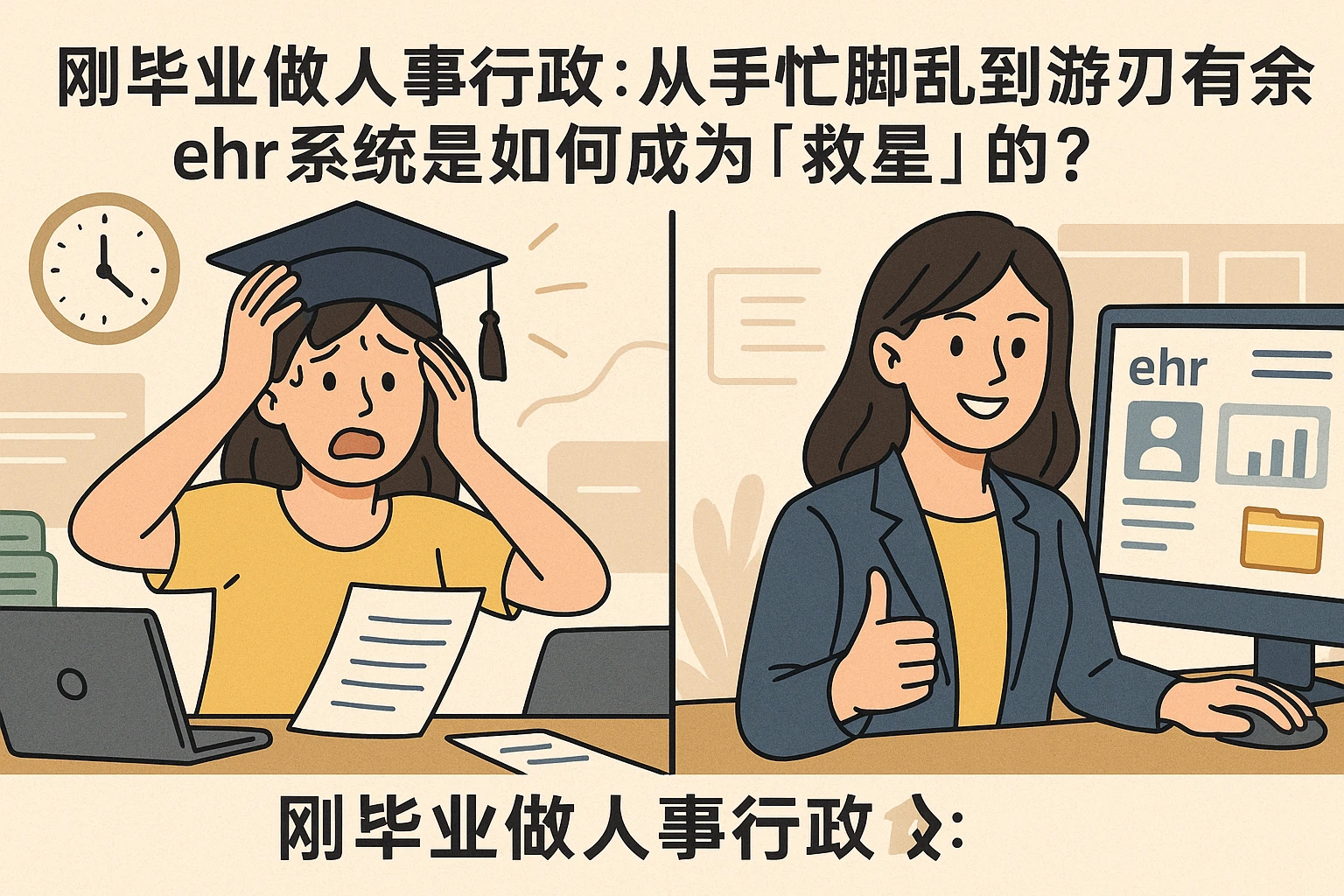 刚毕业做人事行政：从手忙脚乱到游刃有余，ehr系统是如何成为「救星」的？